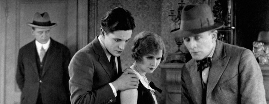 Ivor Novello, June Tripp and Malcolm Keen in "The Lodger"