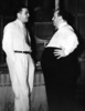 Selznick and Hitchcock - Producer David O Selznick and Hitchcock.