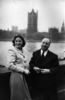 Alfred Hitchcock (1948) - Photograph of Alfred Hitchcock and Ingrid Bergman in London, taken in October 1948.
