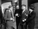 Saboteur (1942) - photograph - Photograph of Robert Cummings and Norman Lloyd (''Saboteur'').