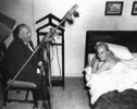 Vertigo (1958) - on set - Photograph of Hitchcock and Kim Novak (''Vertigo'').