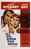 The Man Who Knew Too Much (1956) - poster - 1956 Paramount US one sheet publicity poster for ''The Man Who Knew Too Much (1956)''.