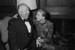 Hitchcock and Bergman - Photograph of Ingrid Bergman and Alfred Hitchcock.