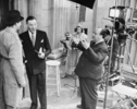 Foreign Correspondent (1940) - on set - On set publicity photograph for ''Foreign Correspondent'' (1940).