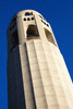 Coit Tower - Photograph of Coit Tower, the San Francisco landmark seen in ''Vertigo''.