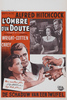 Shadow of a Doubt (1943) - poster - Belgian publicity poster for ''Shadow of a Doubt''.