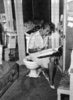Psycho (1960) - photograph - Janet Leigh, pretending to learn her lines on the toilet for ''Psycho'' (1960). Talking about the photograph, she said: ''I did present Hitch with a surprise of my own, however. Because of the toilet's importance, I schemed with the prop man to put a regular potty in my dressing room, and then the still man took a picture of me sitting on the john reading the script. Hitch got a good chuckle from that.'' (''Psycho: Behind the Scenes of the Classic Thriller'').