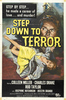 Step Down to Terror (1958) - poster - Poster for Step Down to Terror (1958).