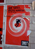 poster - US poster for ''Que Sera Erotic Hurrah'', which uses the Saul Bass design for ''Vertigo''.