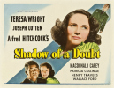 Shadow of a Doubt (1943) - poster - Half sheet poster (28''x22'') for ''Shadow of a Doubt''.