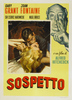 Suspicion (1941) - poster - Italian poster for ''Suspicion''.