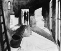 The 39 Steps (1935) - production design - Production design drawing for ''The 39 Steps'' by Oscar Friedrich Werndorff.