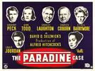THE PARADINE CASE (1947) - POSTER - British quad poster for ''The Paradine Case''.