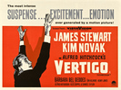 Vertigo (1958) - poster - British quad poster for ''Vertigo''.