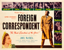 Foreign Correspondent (1940) - poster - 1940 US half sheet publicity poster for ''Foreign Correspondent''.