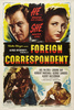 Foreign Correspondent (1940) - poster - 1948 Masterpiece one sheet publicity poster for ''Foreign Correspondent''.