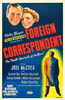 Foreign Correspondent (1940) - poster - Australian one sheet poster for ''Foreign Correspondent''