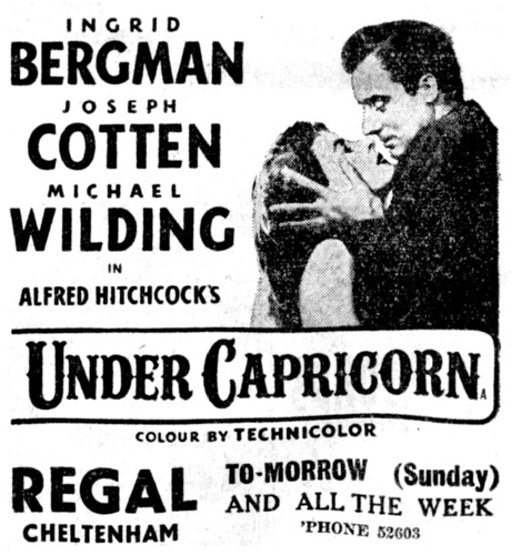Under Capricorn (1949) - newspaper advert