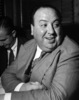 Alfred Hitchcock (1939) - Photograph of Alfred Hitchcock at Chasen's bar during cocktail hour, taken in 1939 by photographer Peter Stackpole.