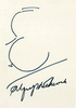 signature - Hitchcock's famous signature.