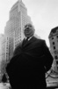 Alfred Hitchcock (1969) - Photograph of Alfred Hitchcock outside the Plaza Hotel, New York to promote ''Topaz''.