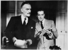 DIAL M FOR MURDER (1954) - PHOTOGRAPH - Publicity still from ''Dial M for Murder'' (John Williams and Robert Cummings).