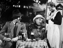 Secret Agent (1936) - photograph - Photograph of John Gielgud and Peter Lorre (''Secret Agent'').