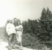 Alfred Hitchcock and Mary Elliott Cummings - Photograph of Alfred Hitchcock and Robert Cummings' wife, Mary Elliot, taken in Scotts Valley.