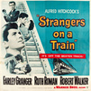Strangers on a Train (1951) - poster - Warner Brothers six sheet poster for ''Strangers on a Train'' (1951).
