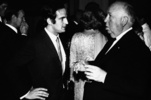 Alfred Hitchcock and Francois Truffaut - Photograph of Francois Truffaut and Alfred Hitchcock, taken in the 1960s.