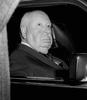 Film Society of Lincoln Center (1974) - Photograph of Alfred Hitchcock leaving the Film Society of Lincoln Center Gala Tribute held in his honour which took place on April 29th 1974 in New York City, taken by photographer Tom Wargacki.