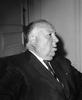 Alfred Hitchcock (1960) - Photograph of Alfred Hitchcock taken during a press conference to promote ''Psycho'' held in Paris, France, on October 18th 1960.