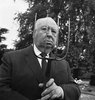 Frenzy (1972) - on set - Photograph of Alfred Hitchcock taken during the filming of ''Frenzy'' at Pinewood Studios by photographer Bob Dear.