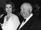 Alfred Hitchcock (1974) - Photograph of Alfred Hitchcock and Grace Kelly at the Film Society of Lincoln Center Gala Tribute to Alfred Hitchcock.