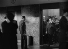 Spellbound (1945) - film frame - Film frame from ''Spellbound'' (1945) showing Hitchcock's cameo appearance.