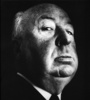 Photograph of Alfred Hitchcock.