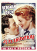 Spellbound (1945) - poster - French publicity poster for ''Spellbound''.